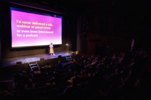 On stage: Sarah Townsend – bestselling author and copywriter